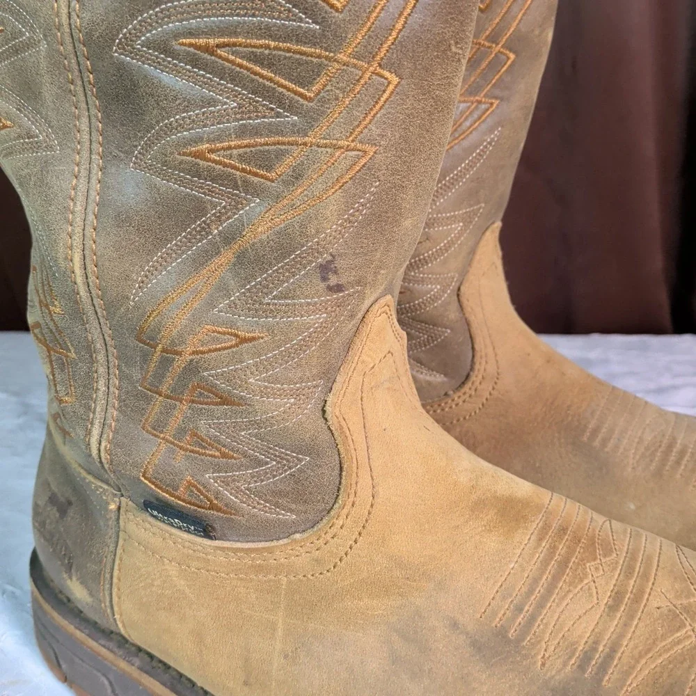 Irish Setter Marshall Boots Mens Size 11 Steel Toe WP Pull-On Work Western 83912